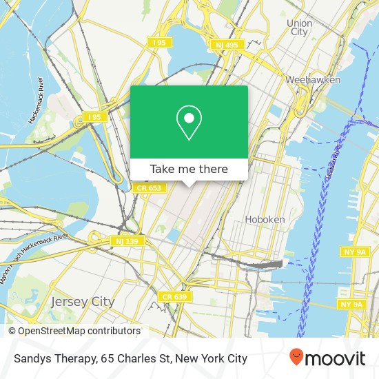 Mapa de Sandys Therapy, 65 Charles St