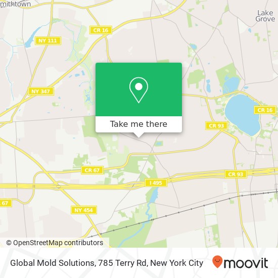 Global Mold Solutions, 785 Terry Rd map