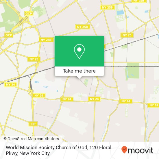 World Mission Society Church of God, 120 Floral Pkwy map