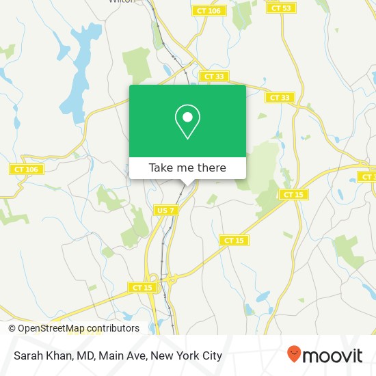Mapa de Sarah Khan, MD, Main Ave