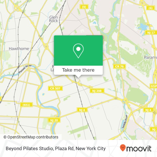 Beyond Pilates Studio, Plaza Rd map