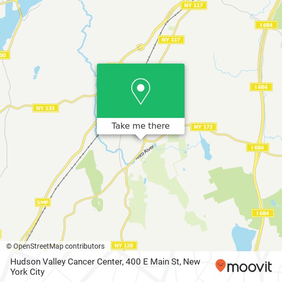 Hudson Valley Cancer Center, 400 E Main St map