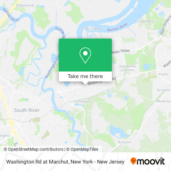Washington Rd at Marchut map