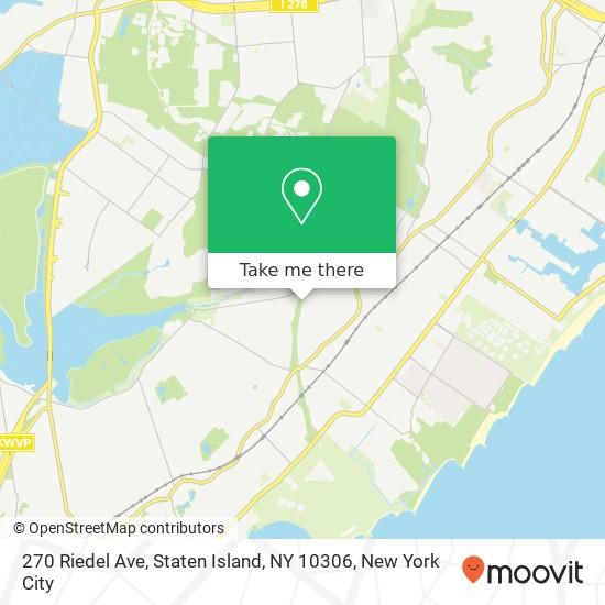 270 Riedel Ave, Staten Island, NY 10306 map