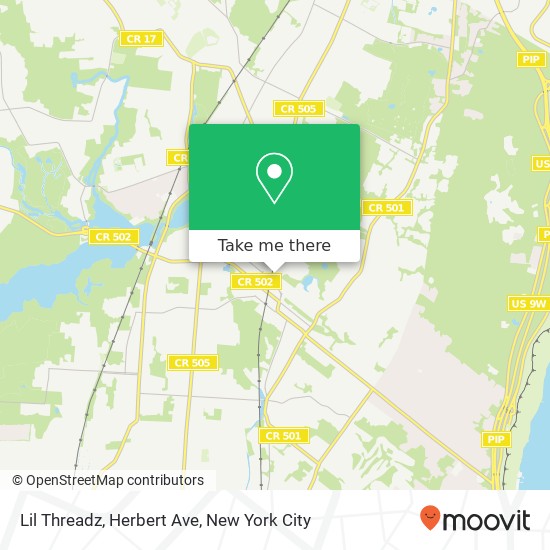 Lil Threadz, Herbert Ave map