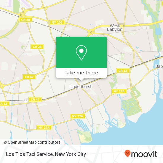 Los Tios Taxi Service map