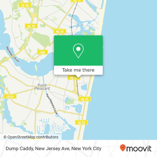 Dump Caddy, New Jersey Ave map