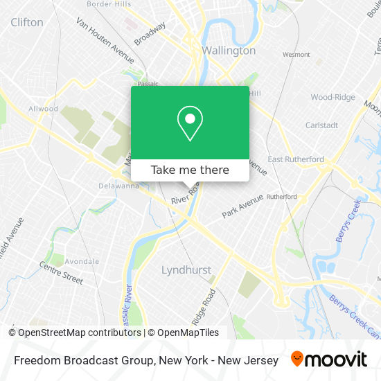 Freedom Broadcast Group map