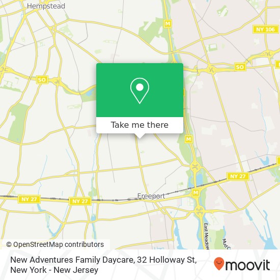 New Adventures Family Daycare, 32 Holloway St map