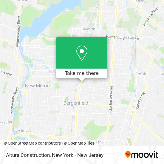 Altura Construction map