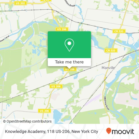 Mapa de Knowledge Academy, 118 US-206