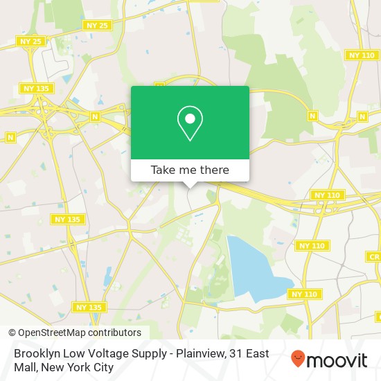 Brooklyn Low Voltage Supply - Plainview, 31 East Mall map