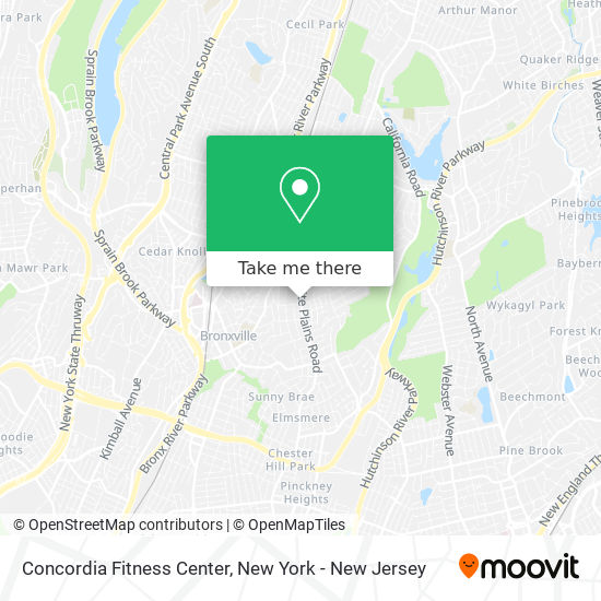 Mapa de Concordia Fitness Center