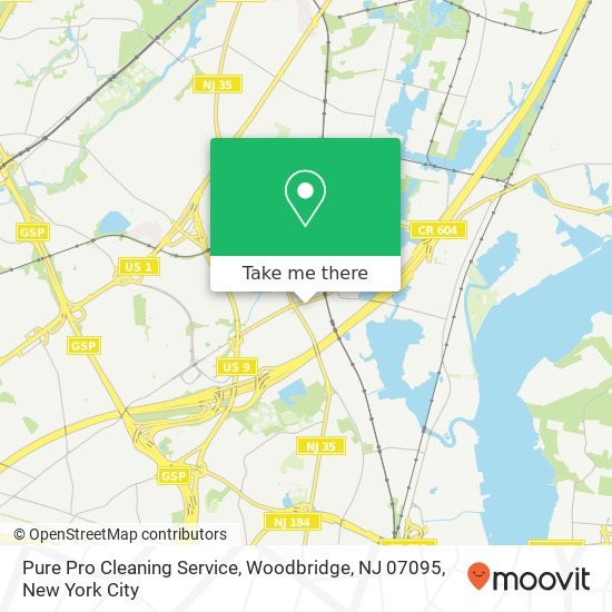 Pure Pro Cleaning Service, Woodbridge, NJ 07095 map