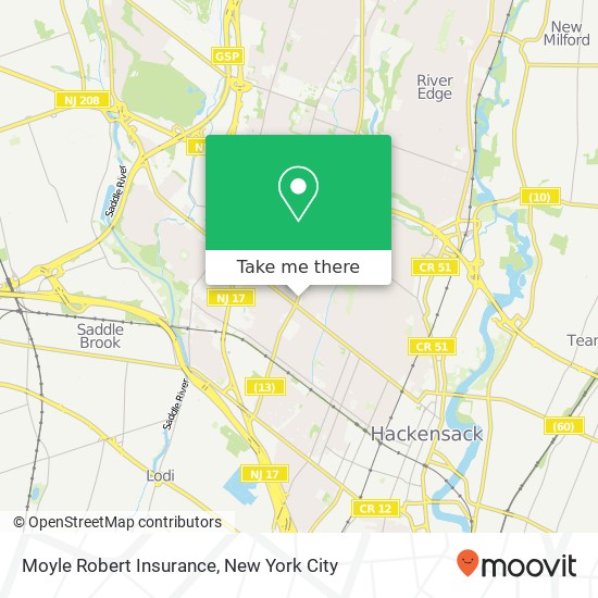 Mapa de Moyle Robert Insurance