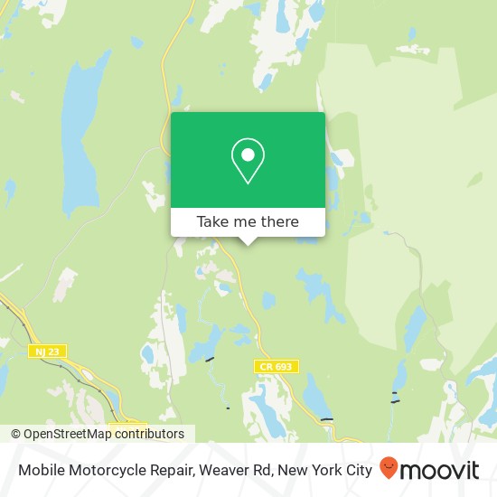 Mobile Motorcycle Repair, Weaver Rd map