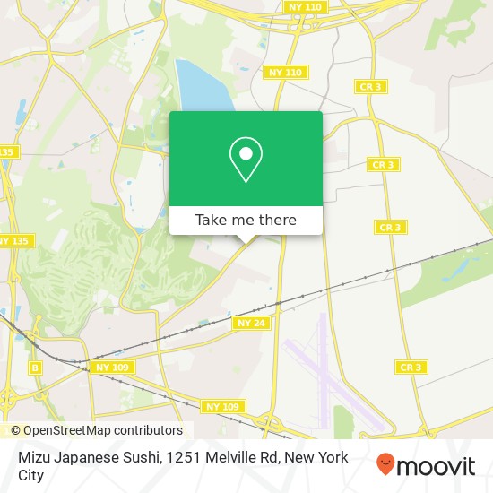 Mapa de Mizu Japanese Sushi, 1251 Melville Rd