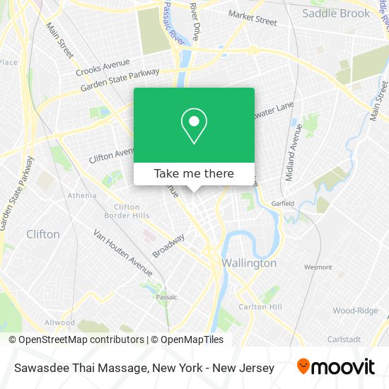 Sawasdee Thai Massage map