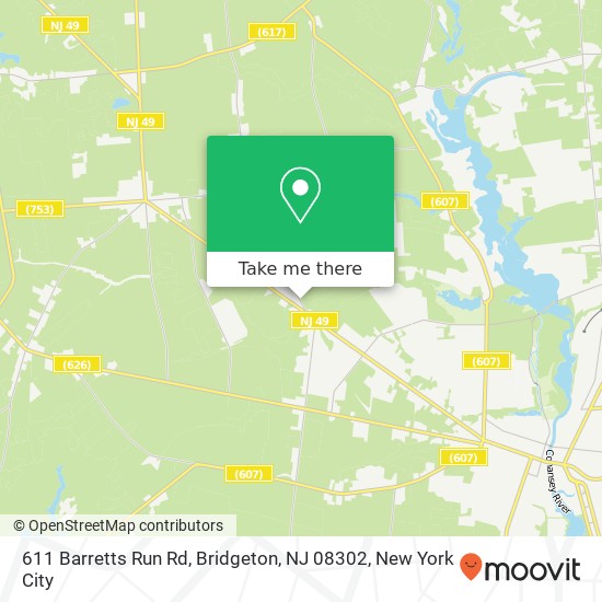 611 Barretts Run Rd, Bridgeton, NJ 08302 map