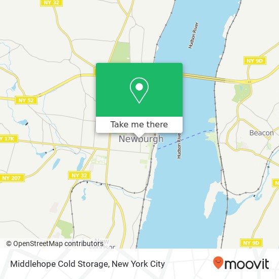 Mapa de Middlehope Cold Storage