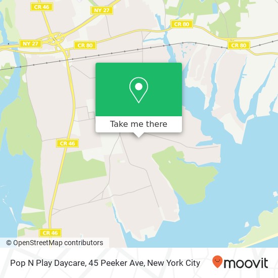 Mapa de Pop N Play Daycare, 45 Peeker Ave