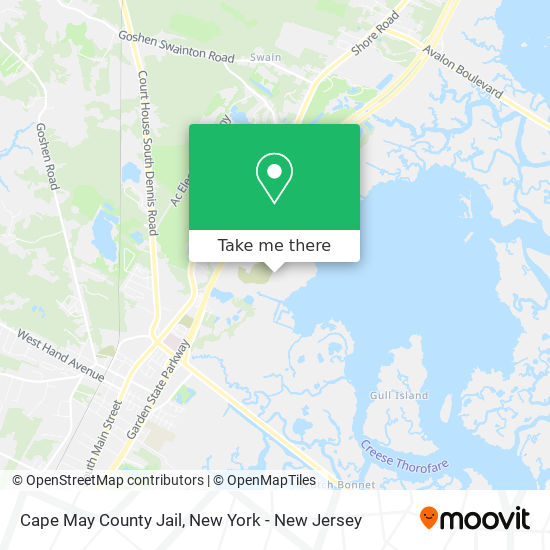 Mapa de Cape May County Jail