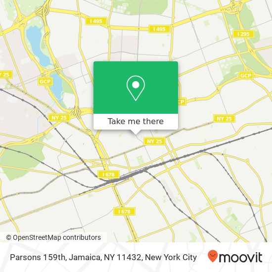 Parsons 159th, Jamaica, NY 11432 map