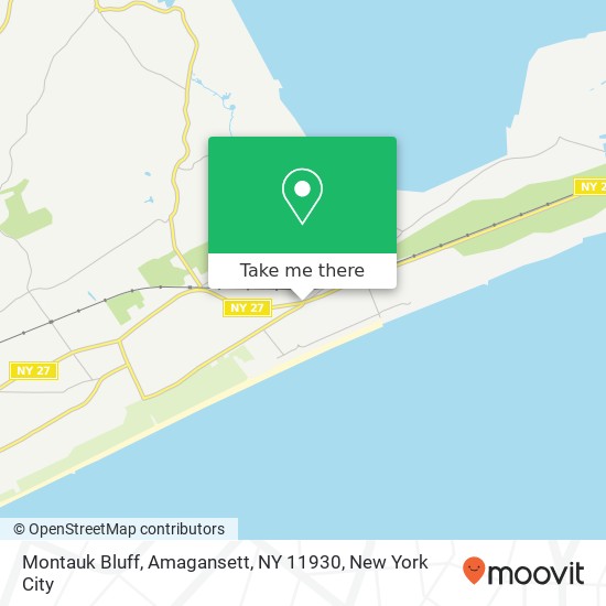 Mapa de Montauk Bluff, Amagansett, NY 11930