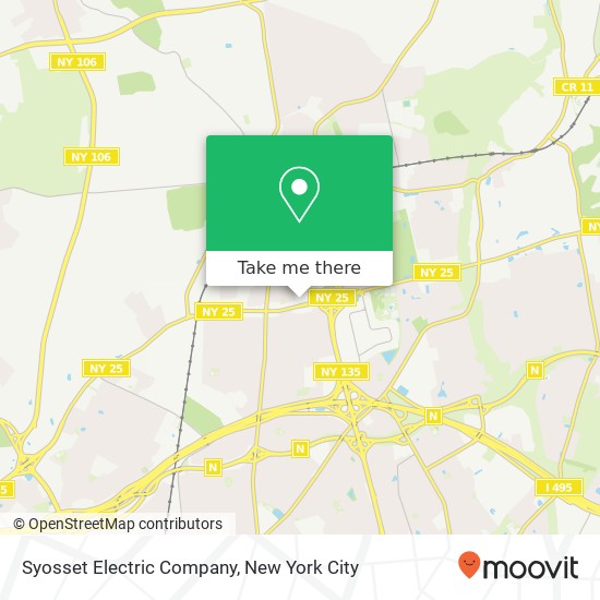 Mapa de Syosset Electric Company