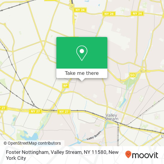 Foster Nottingham, Valley Stream, NY 11580 map