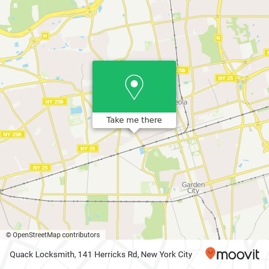 Quack Locksmith, 141 Herricks Rd map