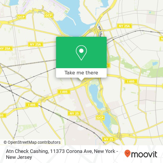 Mapa de Atn Check Cashing, 11373 Corona Ave