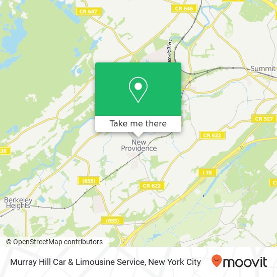Mapa de Murray Hill Car & Limousine Service