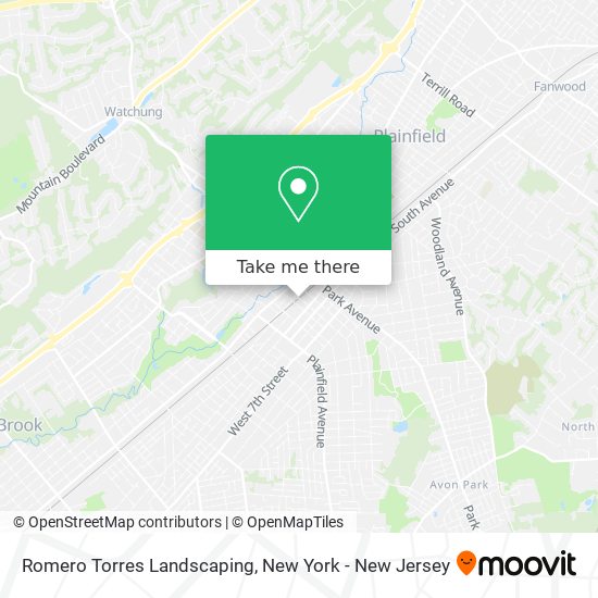 Romero Torres Landscaping map