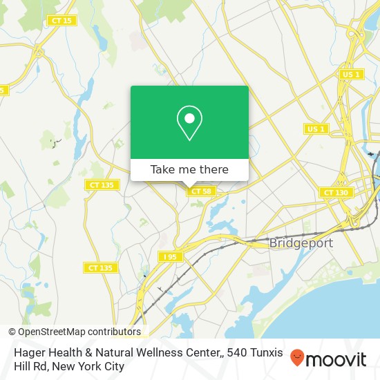Mapa de Hager Health & Natural Wellness Center,, 540 Tunxis Hill Rd