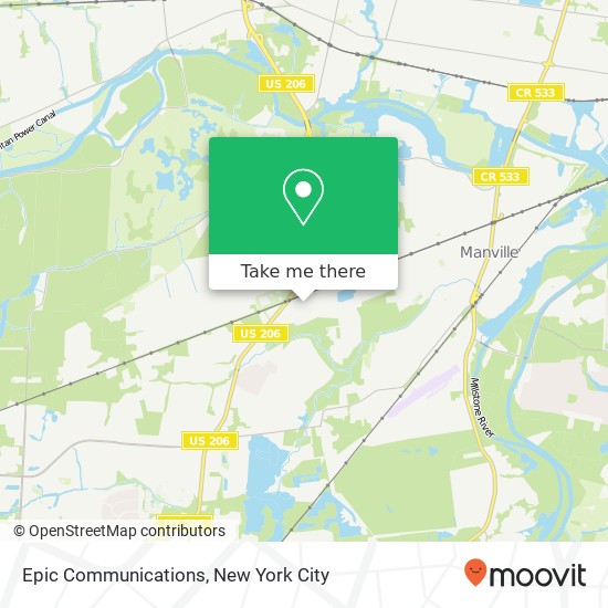 Mapa de Epic Communications