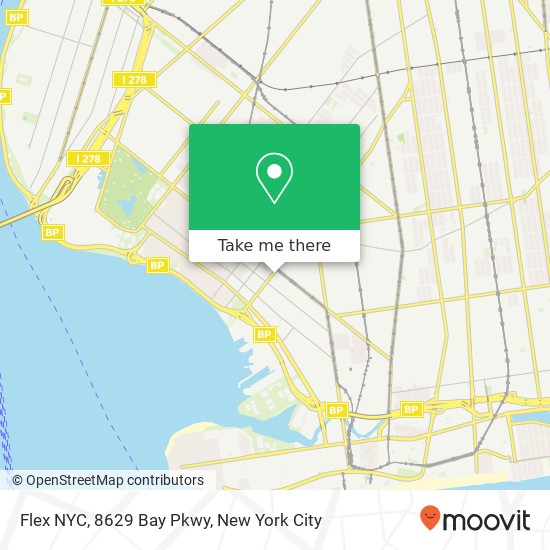 Flex NYC, 8629 Bay Pkwy map