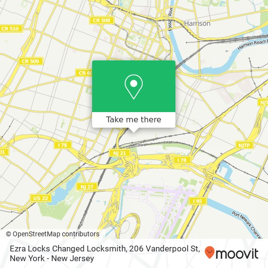 Ezra Locks Changed Locksmith, 206 Vanderpool St map