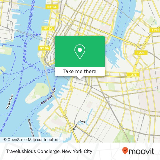 Travelushious Concierge map