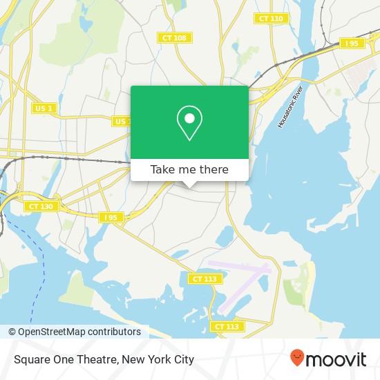 Mapa de Square One Theatre