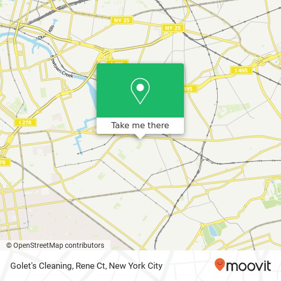 Mapa de Golet's Cleaning, Rene Ct