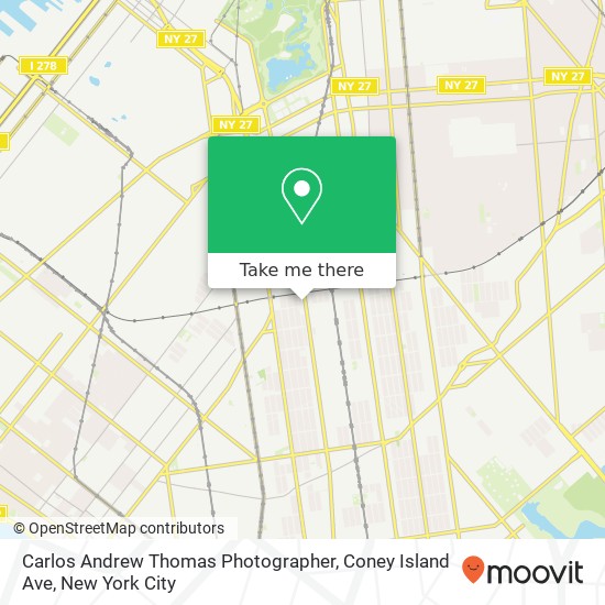 Carlos Andrew Thomas Photographer, Coney Island Ave map