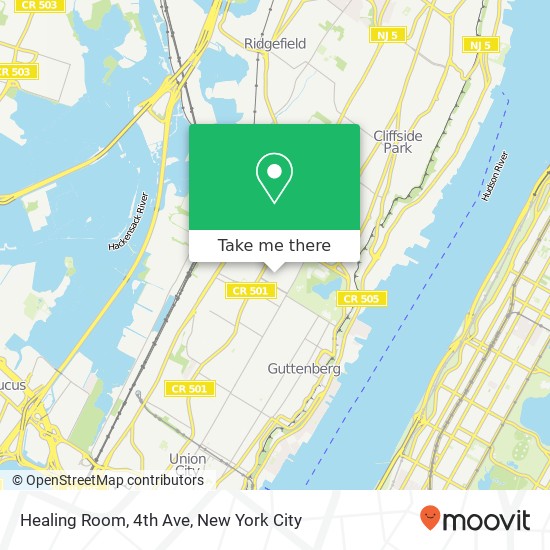 Mapa de Healing Room, 4th Ave