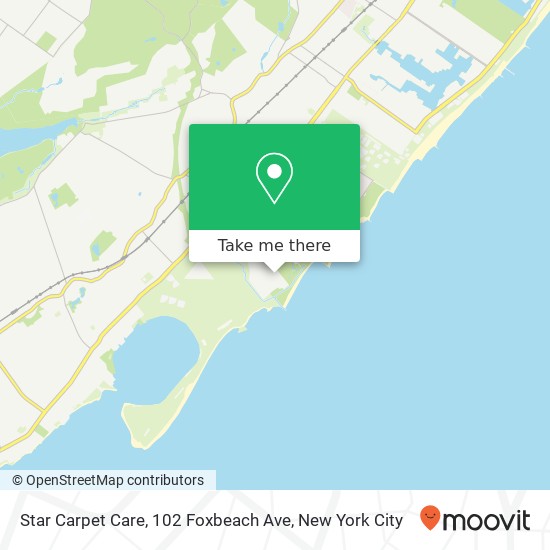 Mapa de Star Carpet Care, 102 Foxbeach Ave
