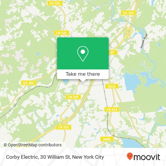 Mapa de Corby Electric, 30 William St