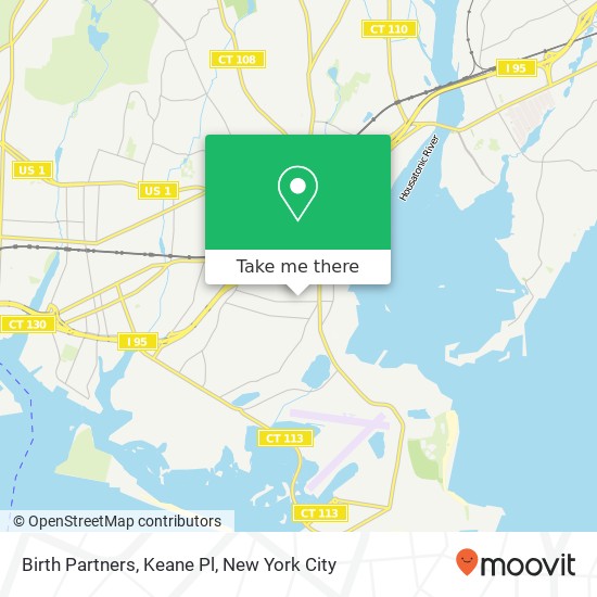 Birth Partners, Keane Pl map