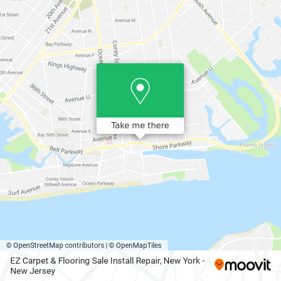EZ Carpet & Flooring Sale Install Repair map
