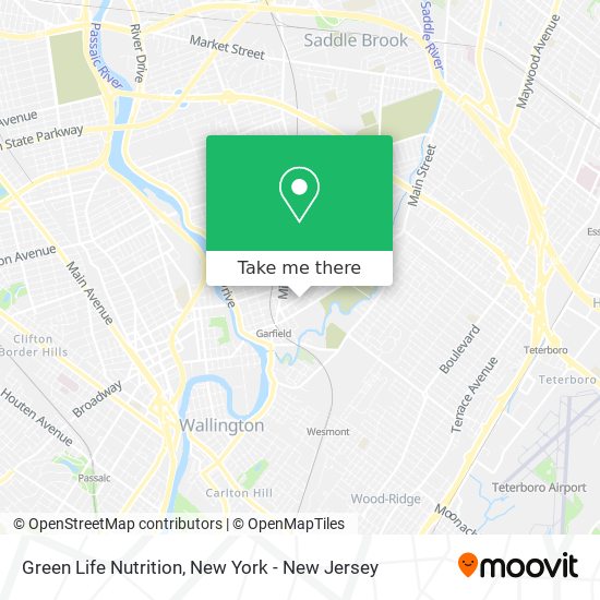 Green Life Nutrition map