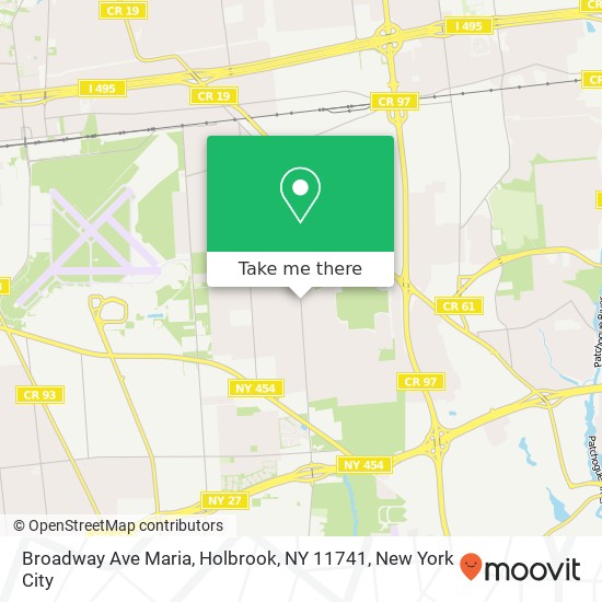 Broadway Ave Maria, Holbrook, NY 11741 map
