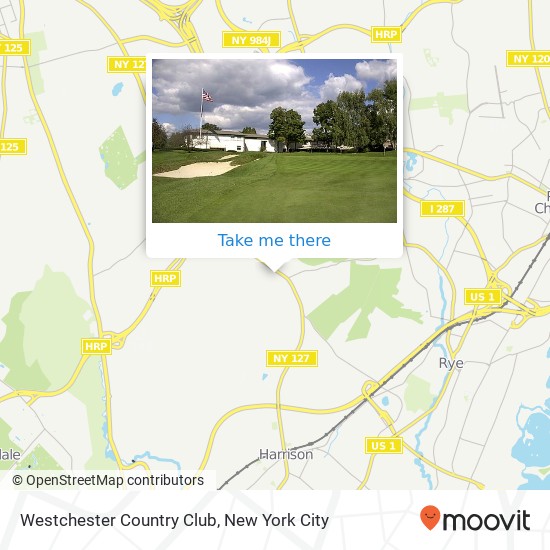 Westchester Country Club map